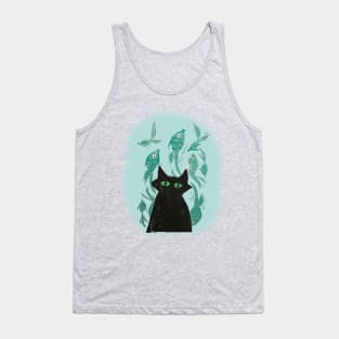 Cat-In-A-Fishbowl Tank Top
